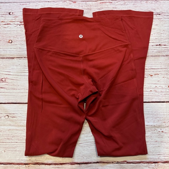 Lululemon Align High-Rise Mini Flare Pant 32" in Cayenne Sz 6 - Picture 5 of 8
